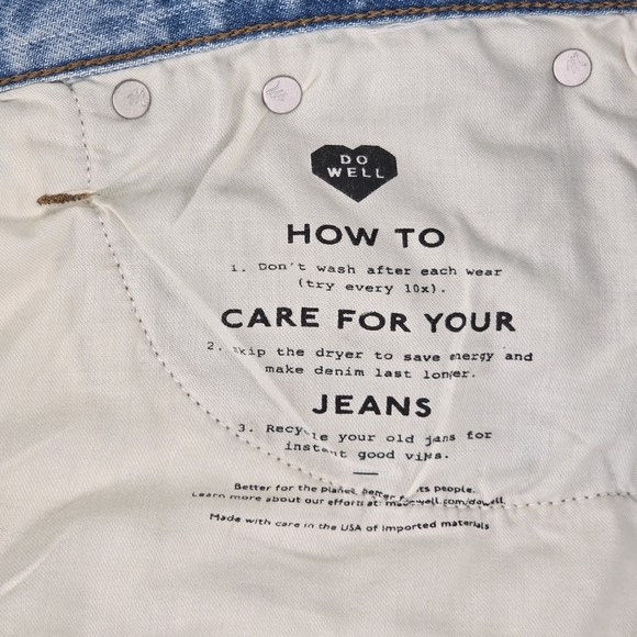 NWT Madewell The Perfect Vintage Straight High Rise Jeans Size 33 - Picture 13 of 15